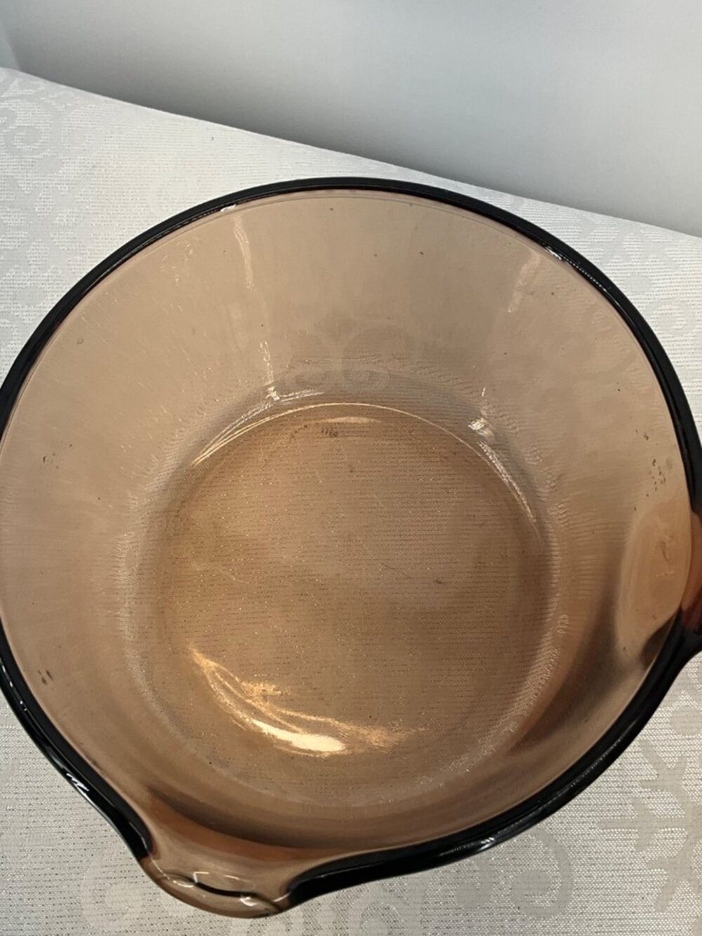 Corning Visions 1L Amber Glass Saucepan With Lid - Picture 4 of 5